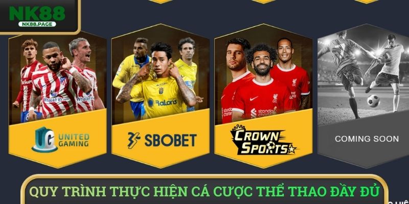 Quy trình thực hiện cá cược thể thao đầy đủ